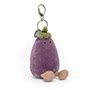 Jellycat Vivacious Vegetable Aubergine Bag Charm Hanging