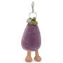 Vivacious Vegetable Aubergine Bag Charm Small Image