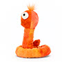 Jellycat Winston Worm Side