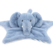 These Keel eco-friendly baby blankets are manufactured and filled with 100% recycled polyester made from plastic waste, they come in seven animal designs including a lamb, koala, elephant, monkey, giraffe, zebra and unicorn.