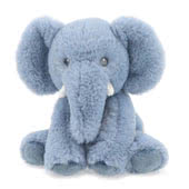 Keel Toys launched Keeleco in 2020, a 100% recycled range including these elephant soft toys and baby stick rattle, ring rattle and blanket.