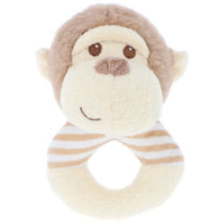 Keel Toys Keeleco Baby Marcel Monkey Ring Rattle