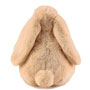 Lilla Stora Bjorn Dark Beige Rabbit Soft Toy Back