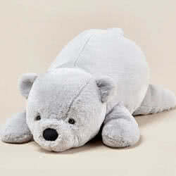 Lilla Stora Bjorn Grey Teddy Bear Soft Toy 55cm
