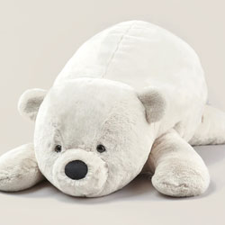 Lilla Stora Bjorn Off-White Teddy Bear Soft Toy 75cm