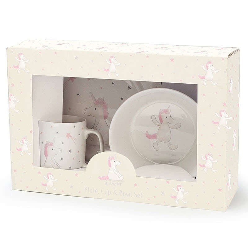 Jellycat Bashful Unicorn Bowl Cup Plate £22.75