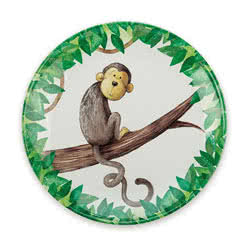 Mattie Monkey Melamine Plate