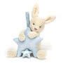 Jellycat Star Bunny Blue Musical Pull 