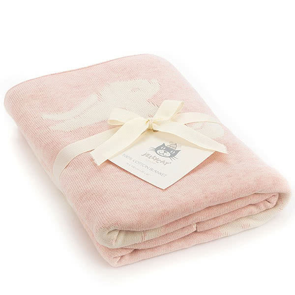 JellycatBashful Pink Bunny Blanket