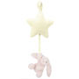 Bashful Pink Bunny Star Musical Pull Small Image