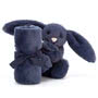 Jellycat Bashful Navy Bunny Soother Wrapped