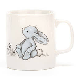 Bashful Blue Bunny Mug