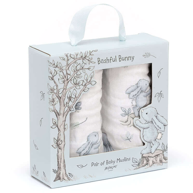 Bashful Blue Bunny Pair Muslins