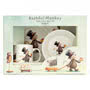 Jellycat Bashful Monkey Ceramic Plate, Cup & Bowl Boxed