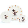 Jellycat Bashful Monkey Ceramic Plate, Cup & Bowl 