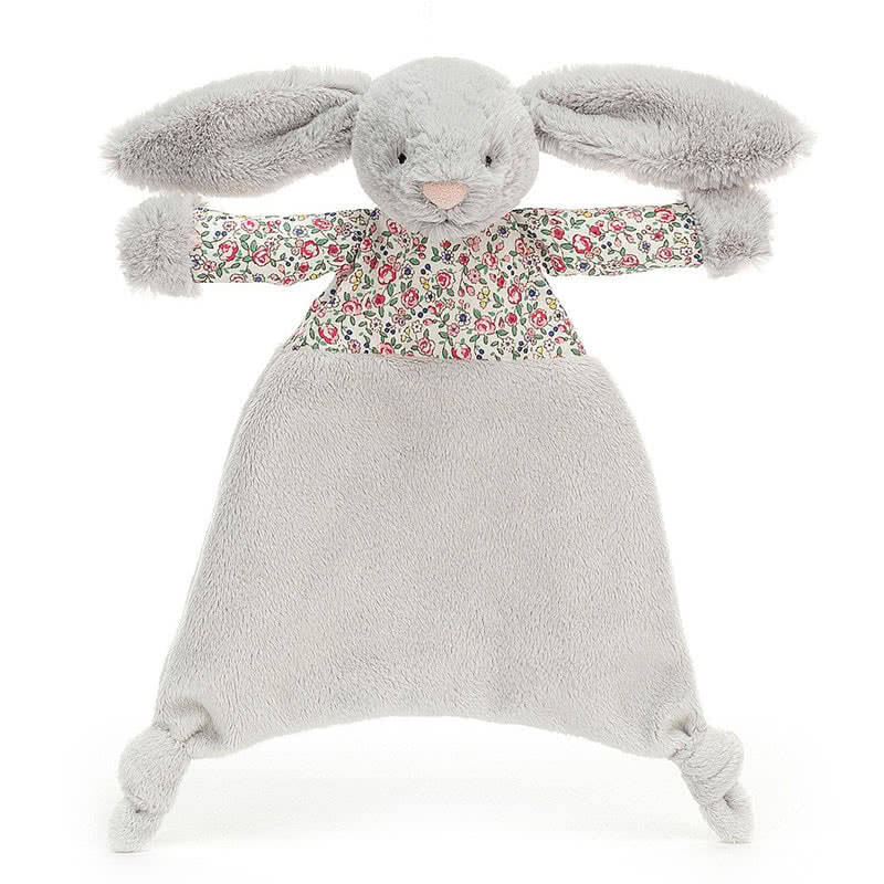 Jellycat Blossom Silver Bunny Comforter