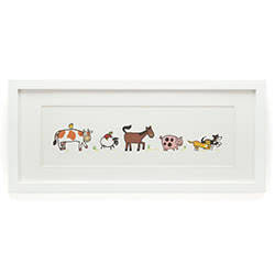 Farm Tails Framed Print