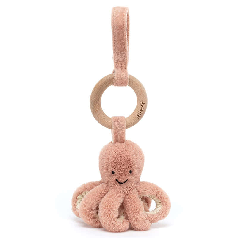JellycatOdell Octopus Wooden Ring