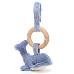 Wilbur Whale Wooden Ring Toy