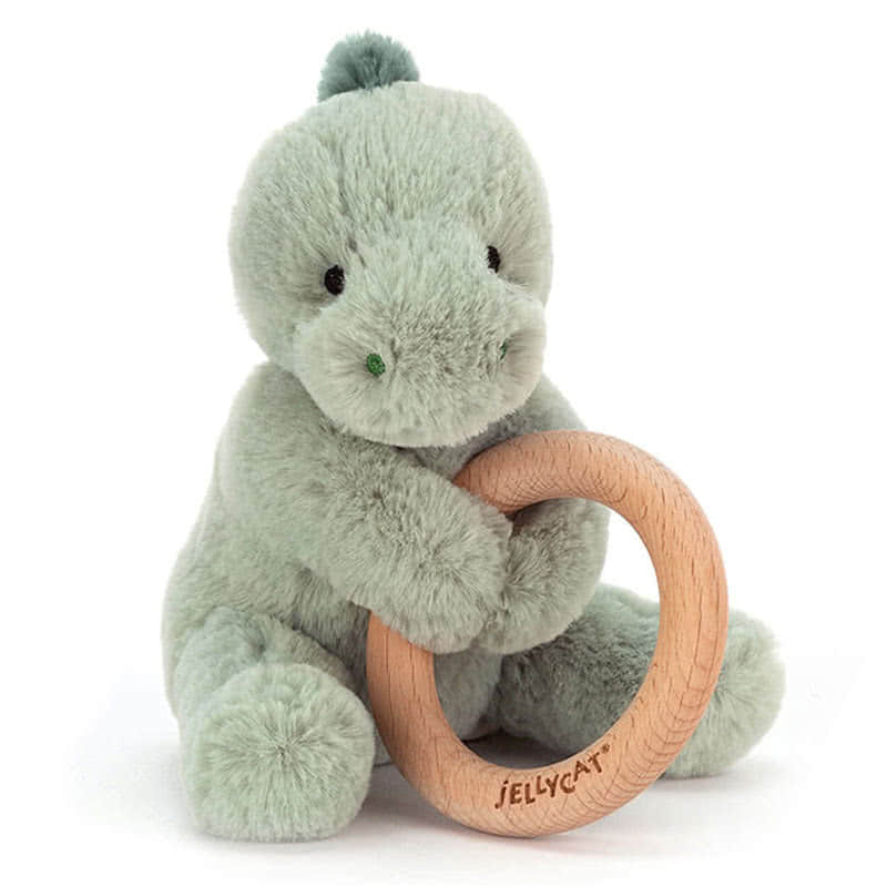 Shooshu Dino Wooden Ring Toy