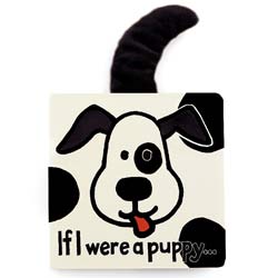 Jellycat If I Were a Puppy Board Book featuring Bashful Puppy, hard wearing, basic educational value.