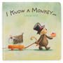 Jellycat I Know a Monkey Book 