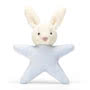 Star Bunny Blue Rattle Small Image