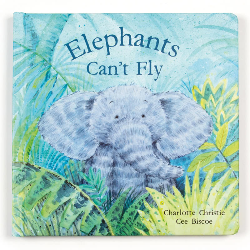 JellycatJellycat Elephants Can't Fly Book