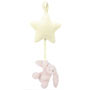 Bashful Pink Bunny Star Musical Pull - Old Small Image