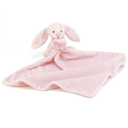 Bashful Pink Bunny Soother - Old