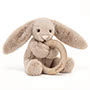Bashful Beige Bunny Wooden Ring Toy Small Image