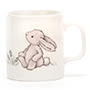Bashful Pink Bunny Mug Small Image