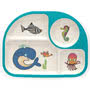 Jellycat Sea Tails Bamboo Divided Plate 