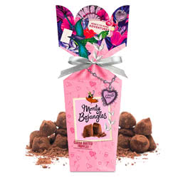 Monty Bojangles truffles and chocolate gift boxes.