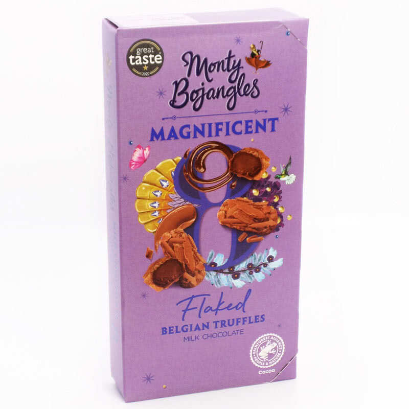 Monty BojanglesFlaked Milk Chocolate Belgian Truffles
