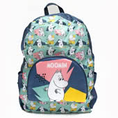 Moomin Backpacks including Black and Abstract Backpacks