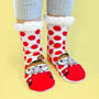 Moomin Moomin Little My Slipper Socks Wearing