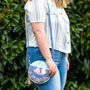 Moomin Moomin Lotus Mini Round Bag wearing