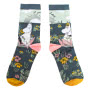 Moomin Moomin Lotus Printed Socks 