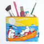 Moomin Moomin Ocean Large Pouch Open