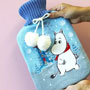 Moomin Moomin Snow Hot Water Bottle holding