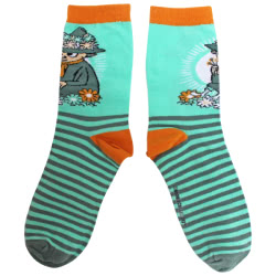 Moomin Snufkin Printed Socks