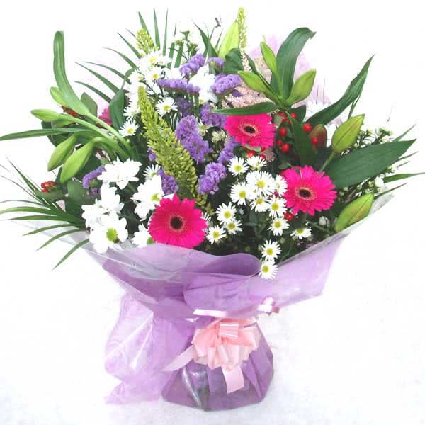 Flower DeliveryHint of Lilac Hand Tied