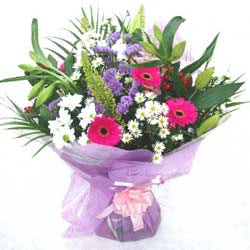 Flowers Hint of Lilac Hand Tied