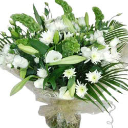 Flowers Pure White Hand Tied