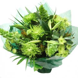 Gorgeous Greens Hand tied Bouquet