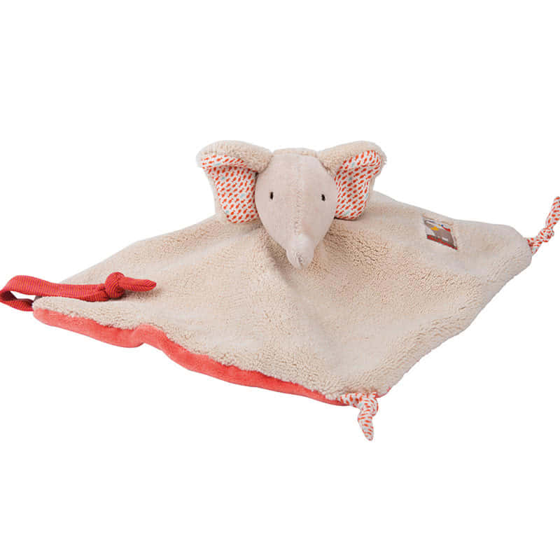 Les Papoum Elephant Baby Comforter