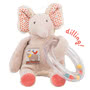 Moulin Roty Les Papoum Elephant Bead Rattle 