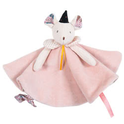Moulin Roty Mimi Pink Mouse Comforter