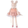 Moulin Roty Ecole De Dance Pink Mouse Doll front